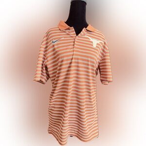 Nike UT Burnt Orange and White Striped Shirt
